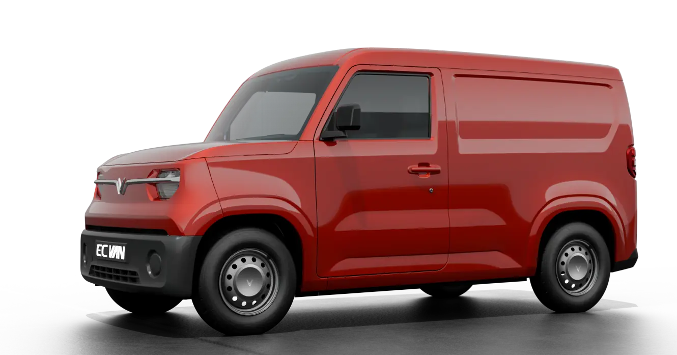 VinFast EC Van màu Solar Ruby