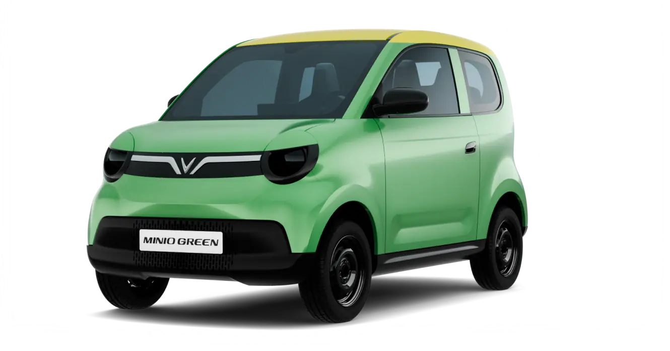 VinFast Minio Green màu Tropical Jade Body - Summer Yellow Roof