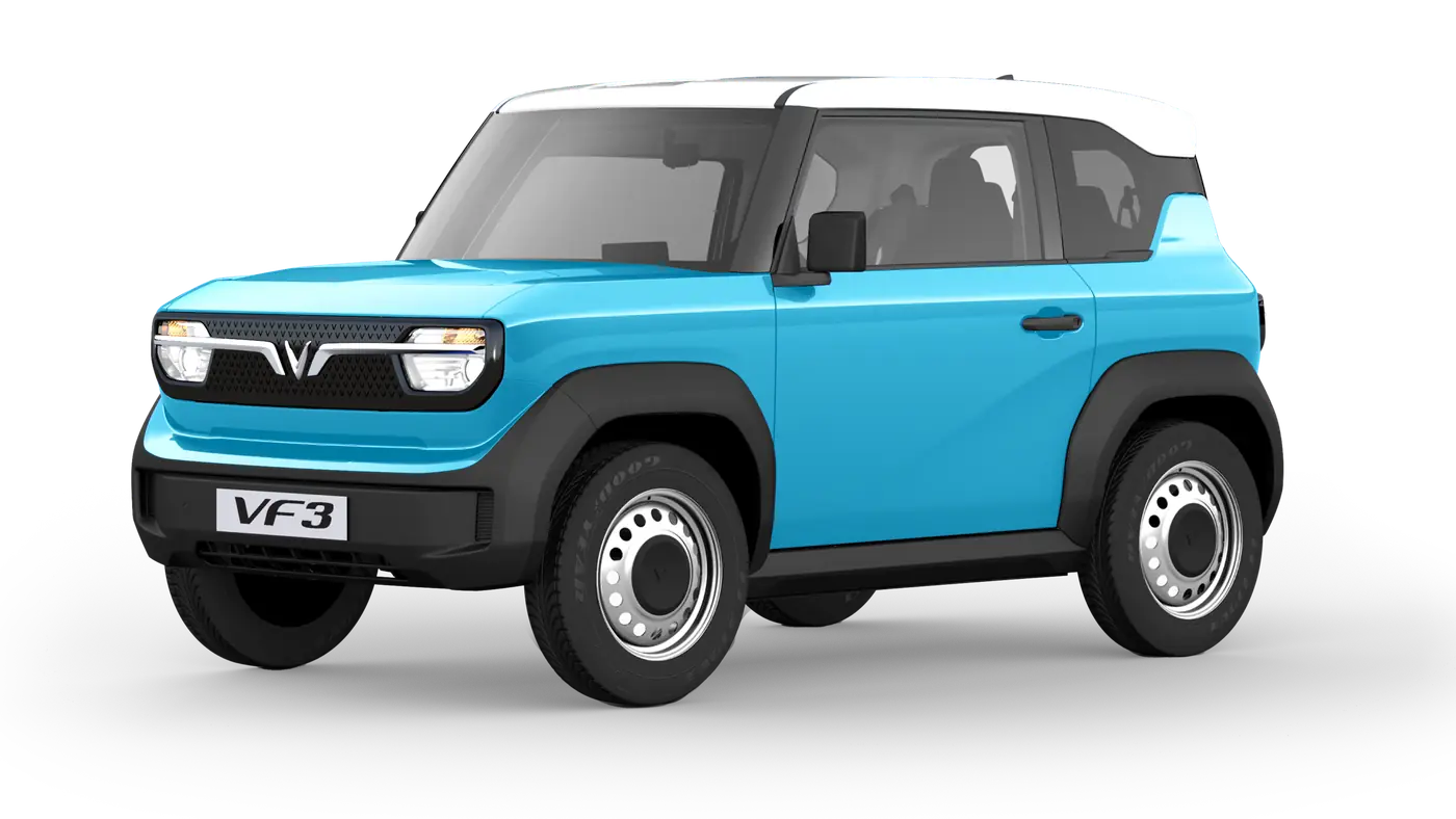 VinFast VF 3 màu Sky Blue