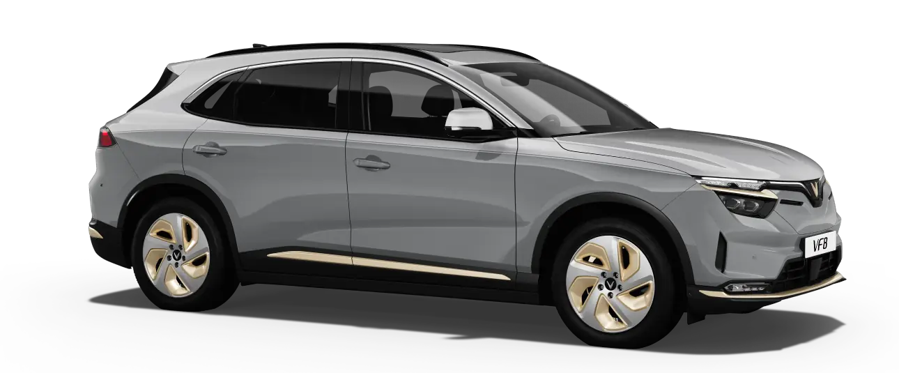 VinFast VF 8 màu Zenith Grey - Desat Silver Roof